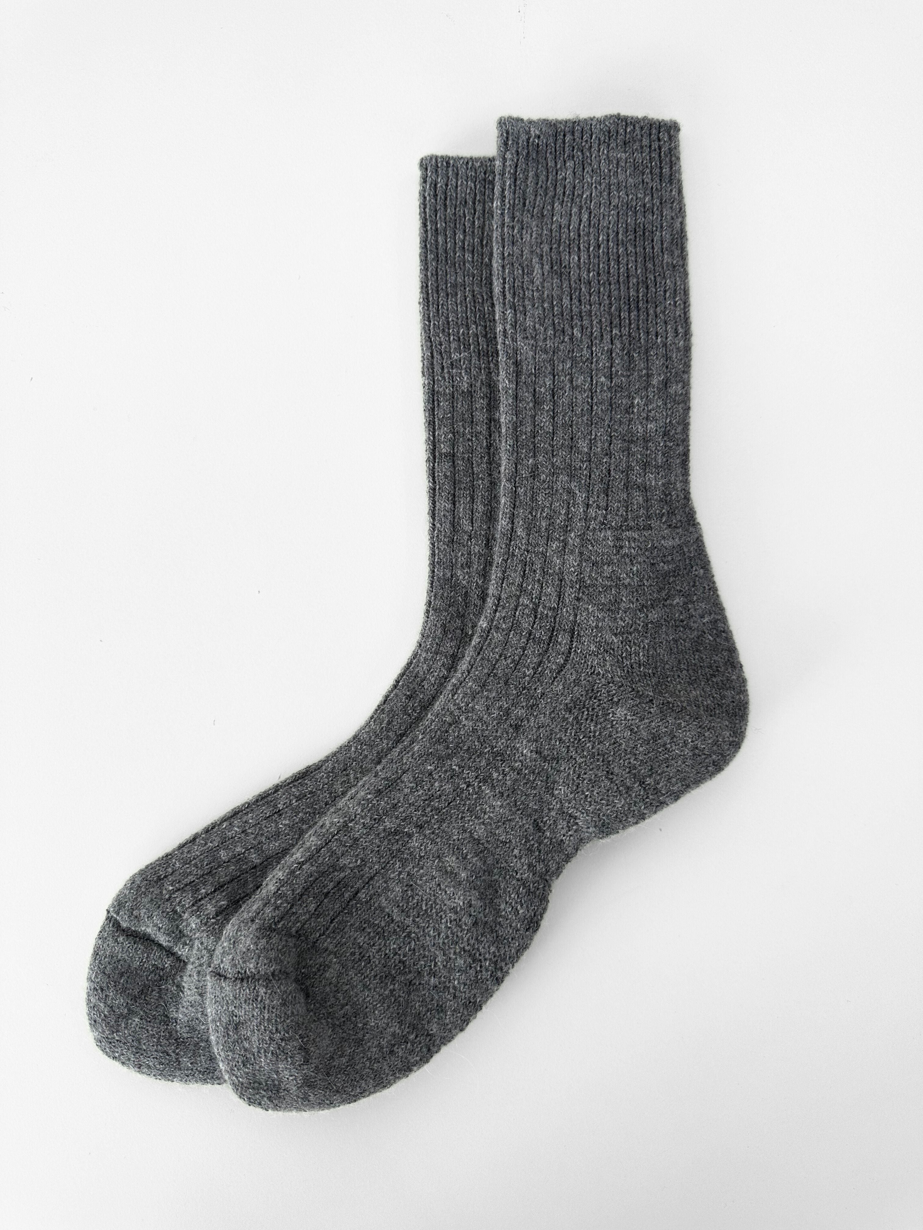 Angora Socks - Grey