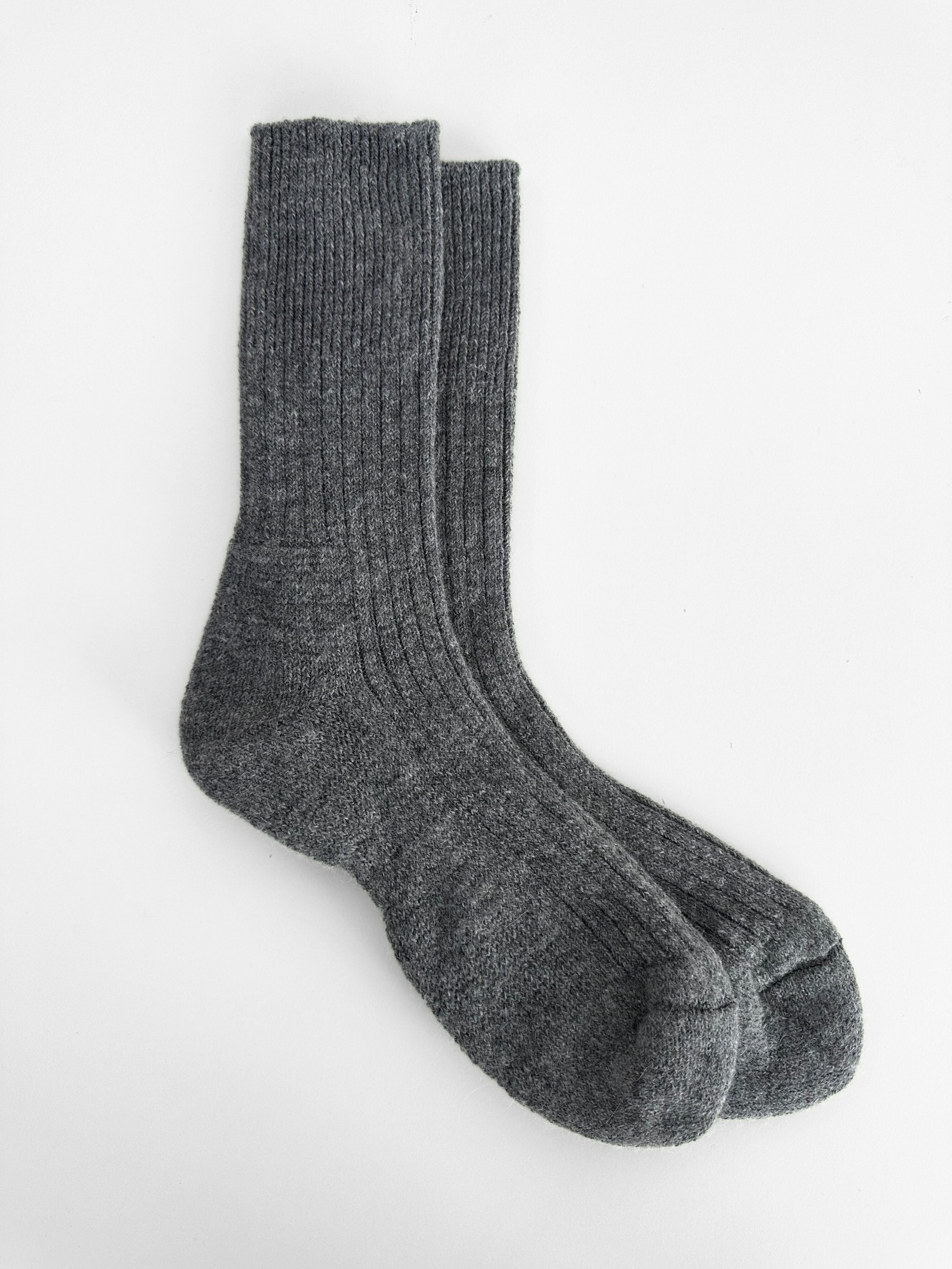 Angora Socks - Grey