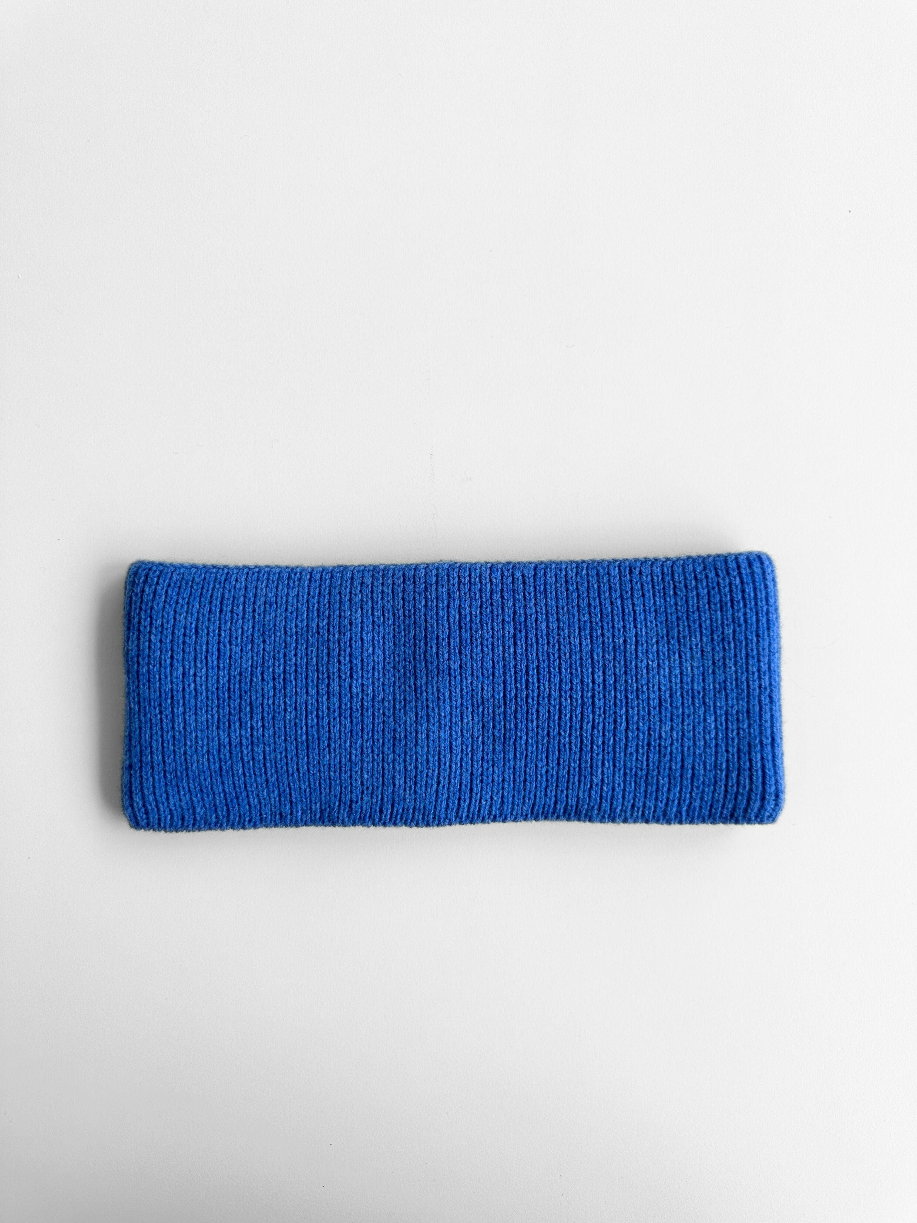 Lambswool Headband - Blue