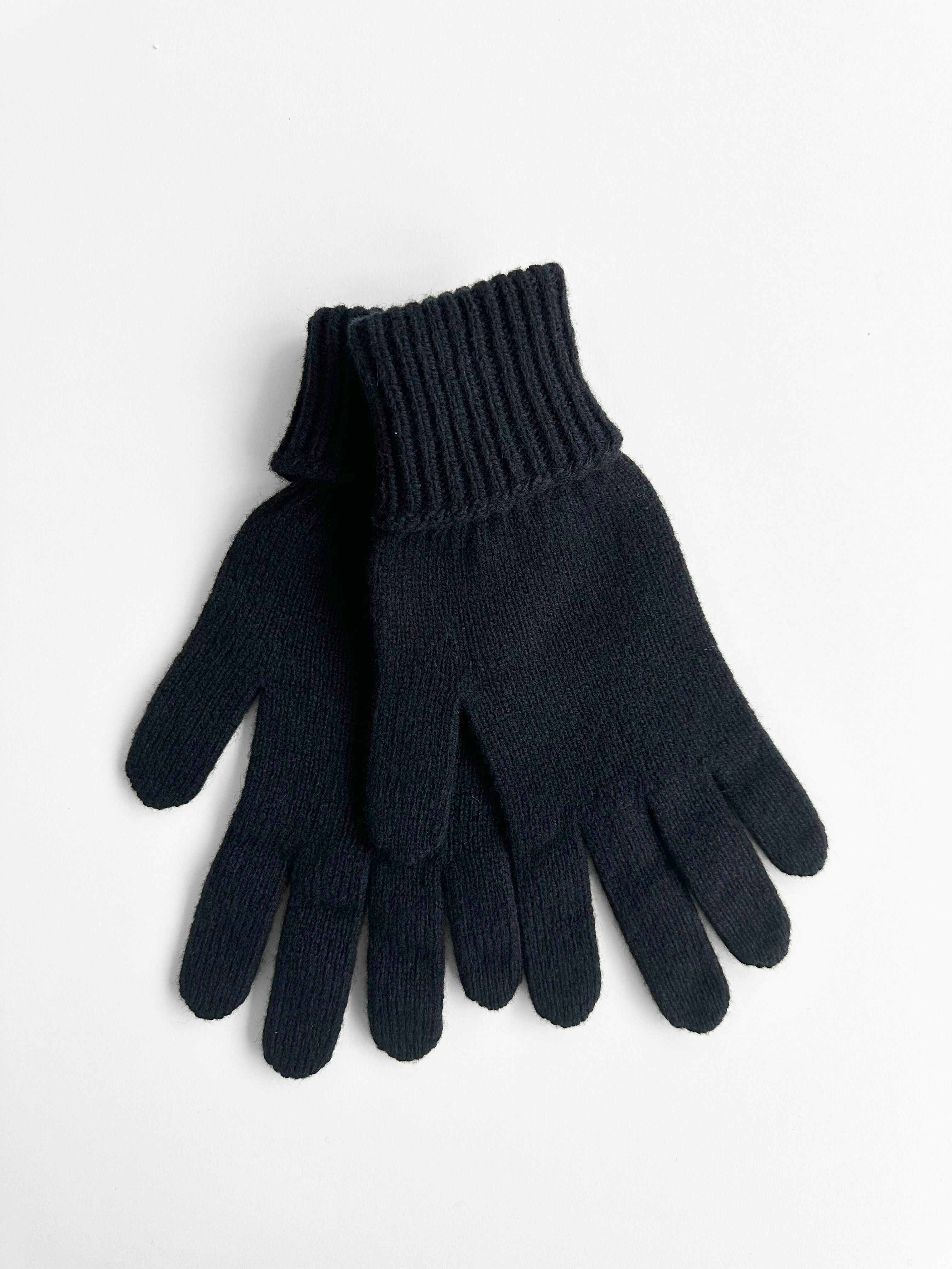 Lambswool Gloves - Black