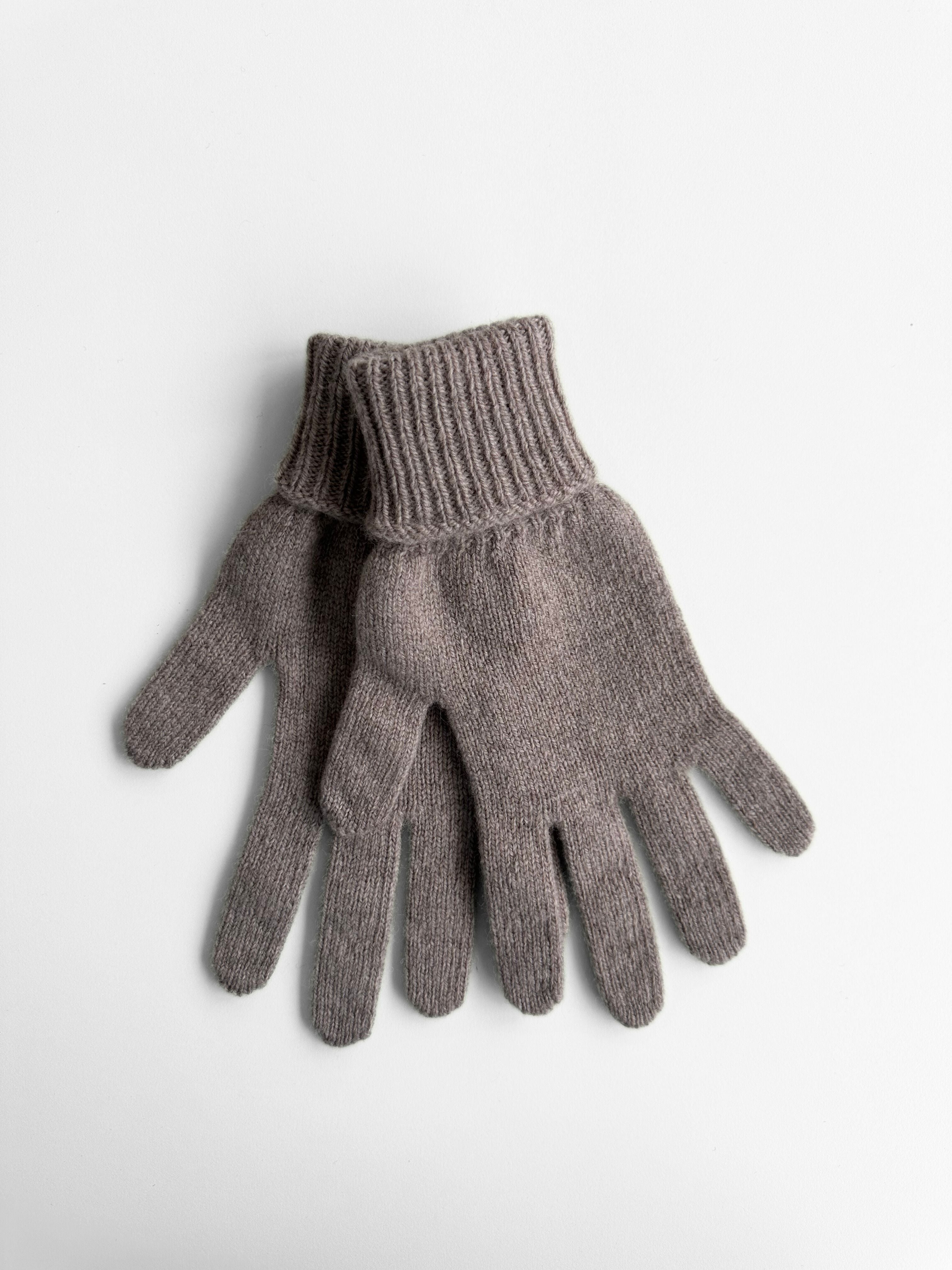 Merino Wool Gloves - Natural
