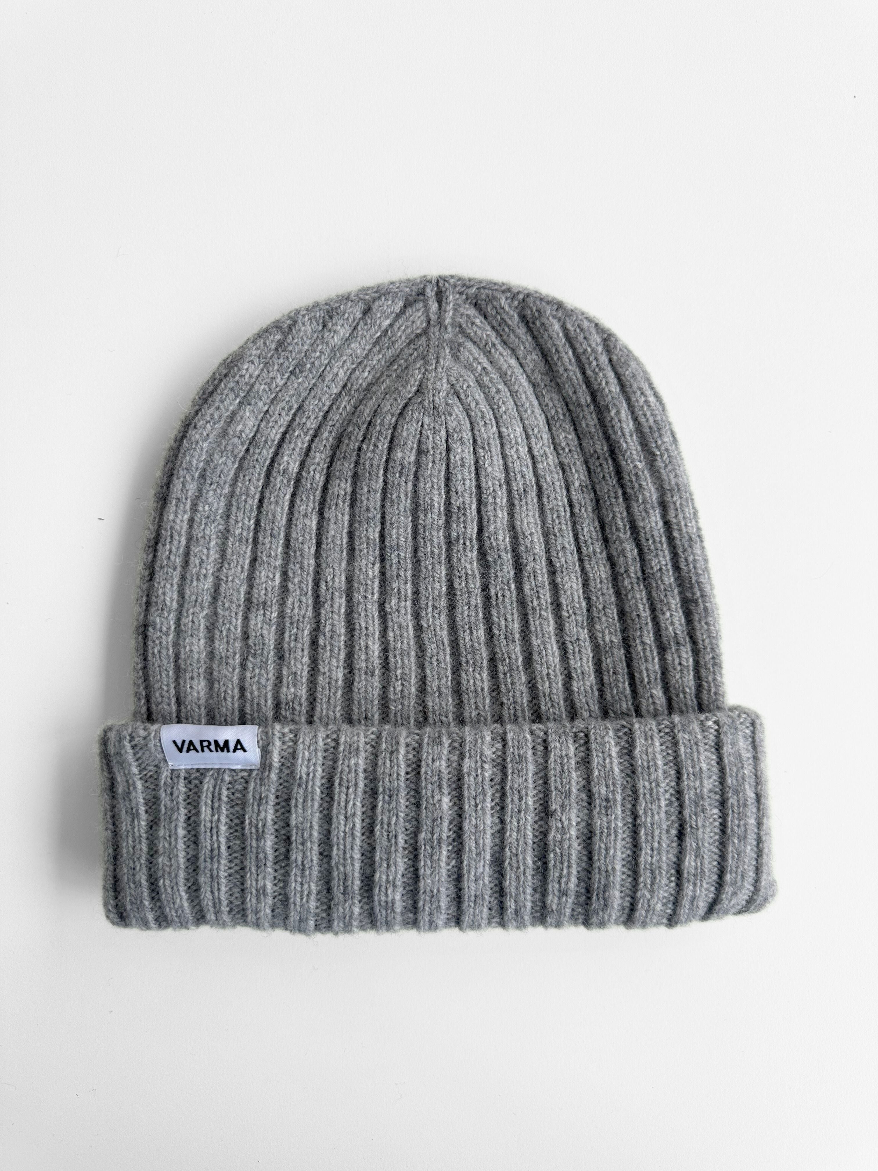 Merino Wool Hat - Grey