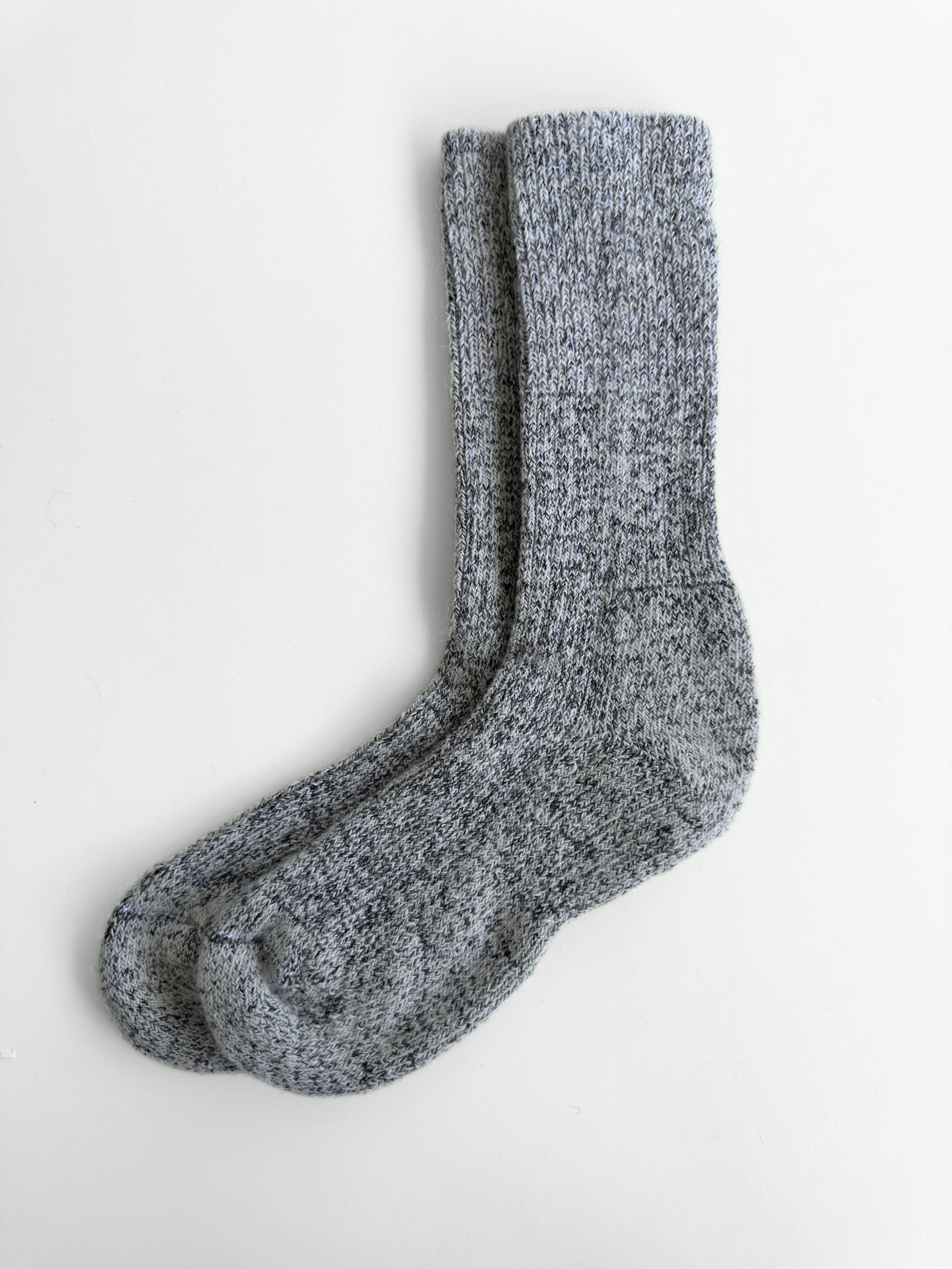 Angora Socks - Grey