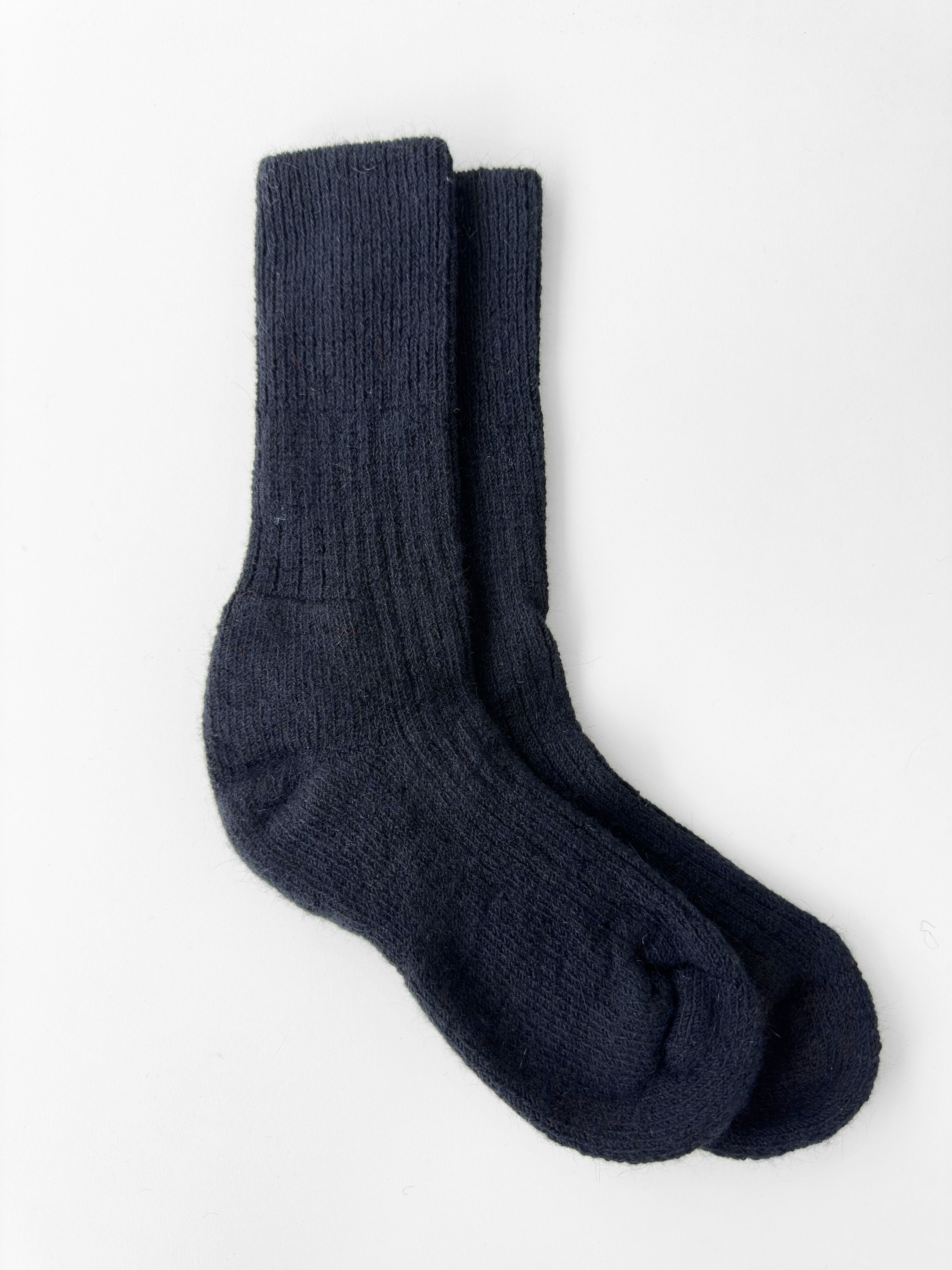 Angora Socks - Black