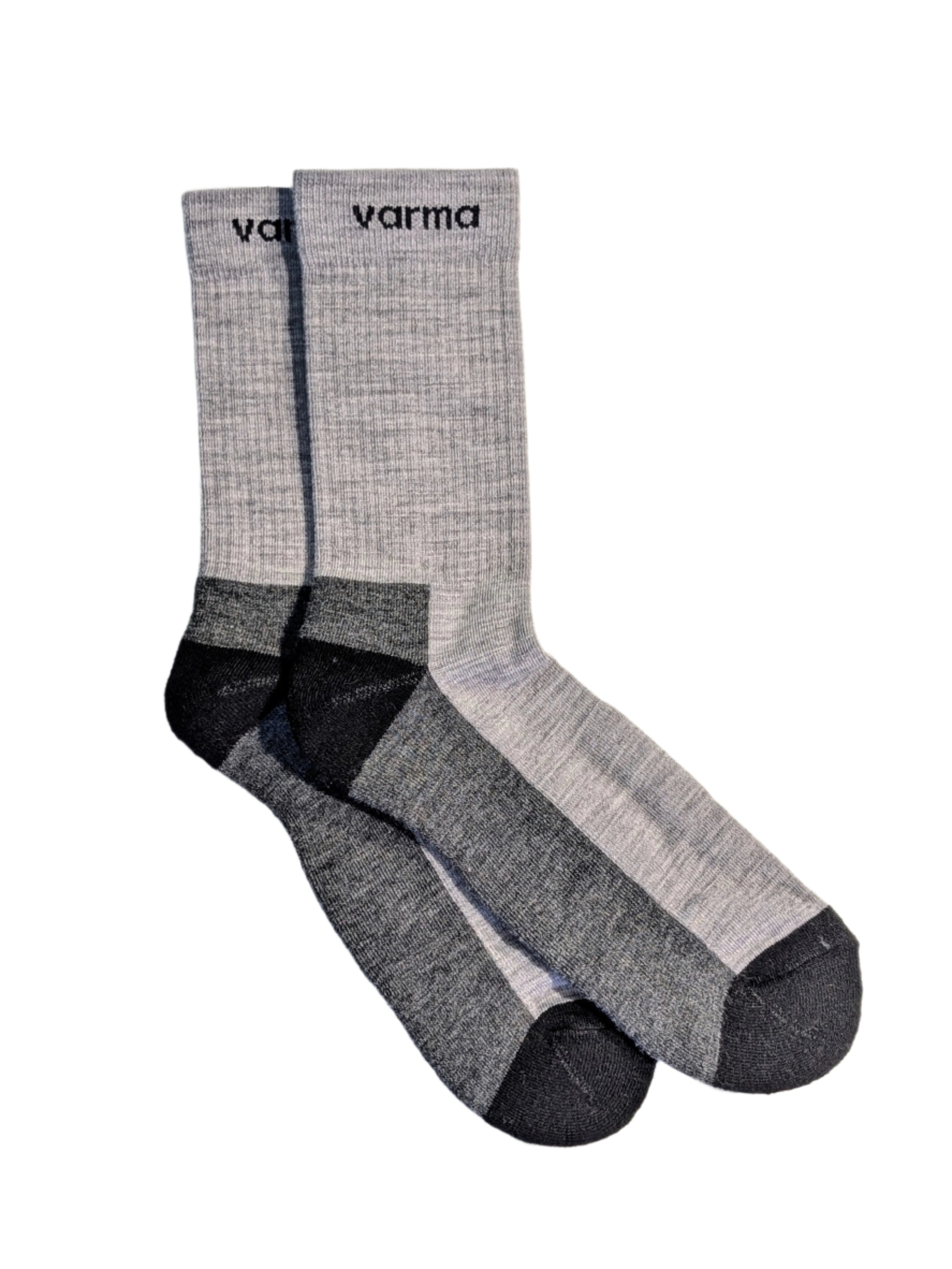 Merino wool socks - Grey and black