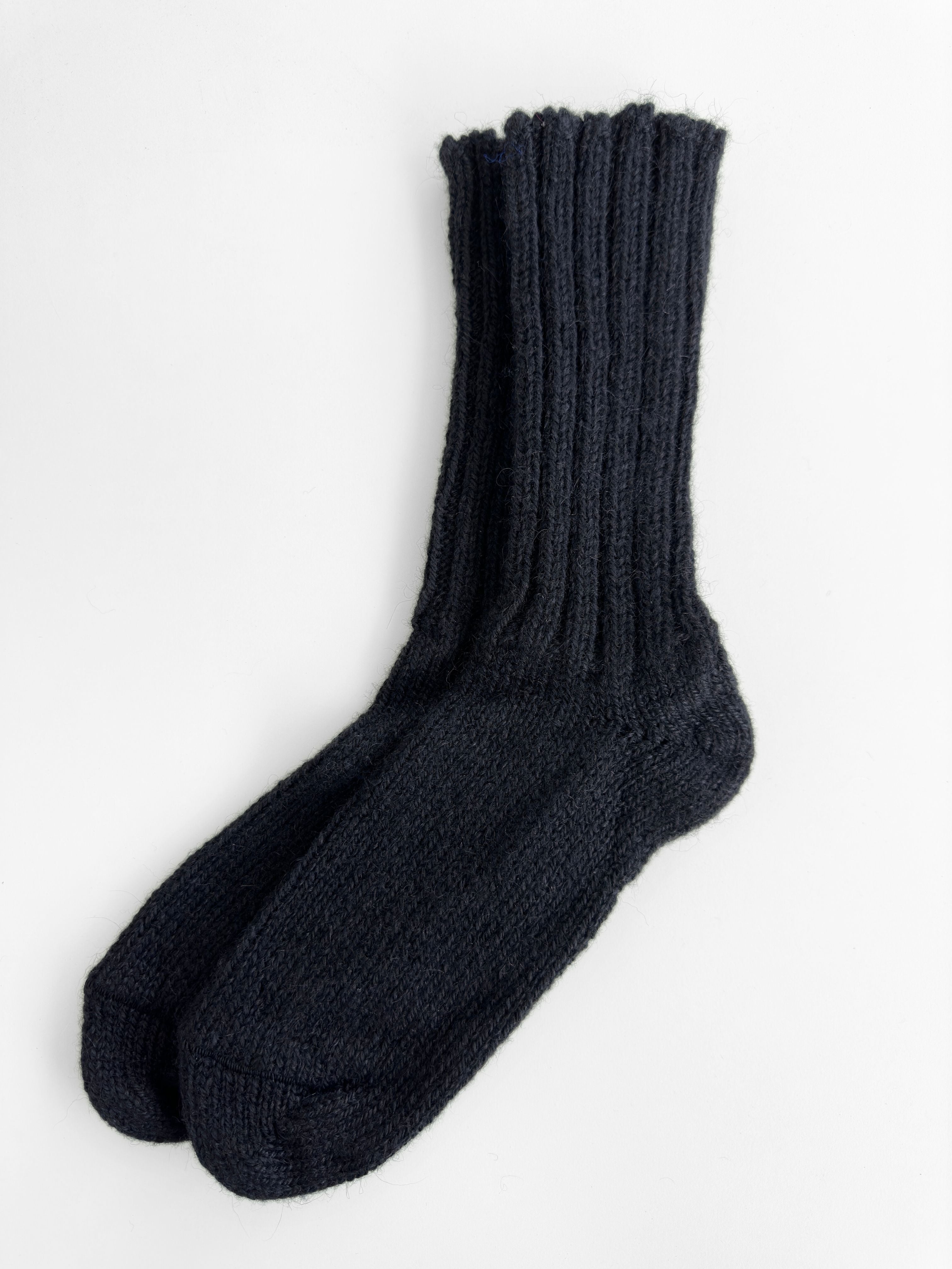 Icelandic Wool Socks - Black