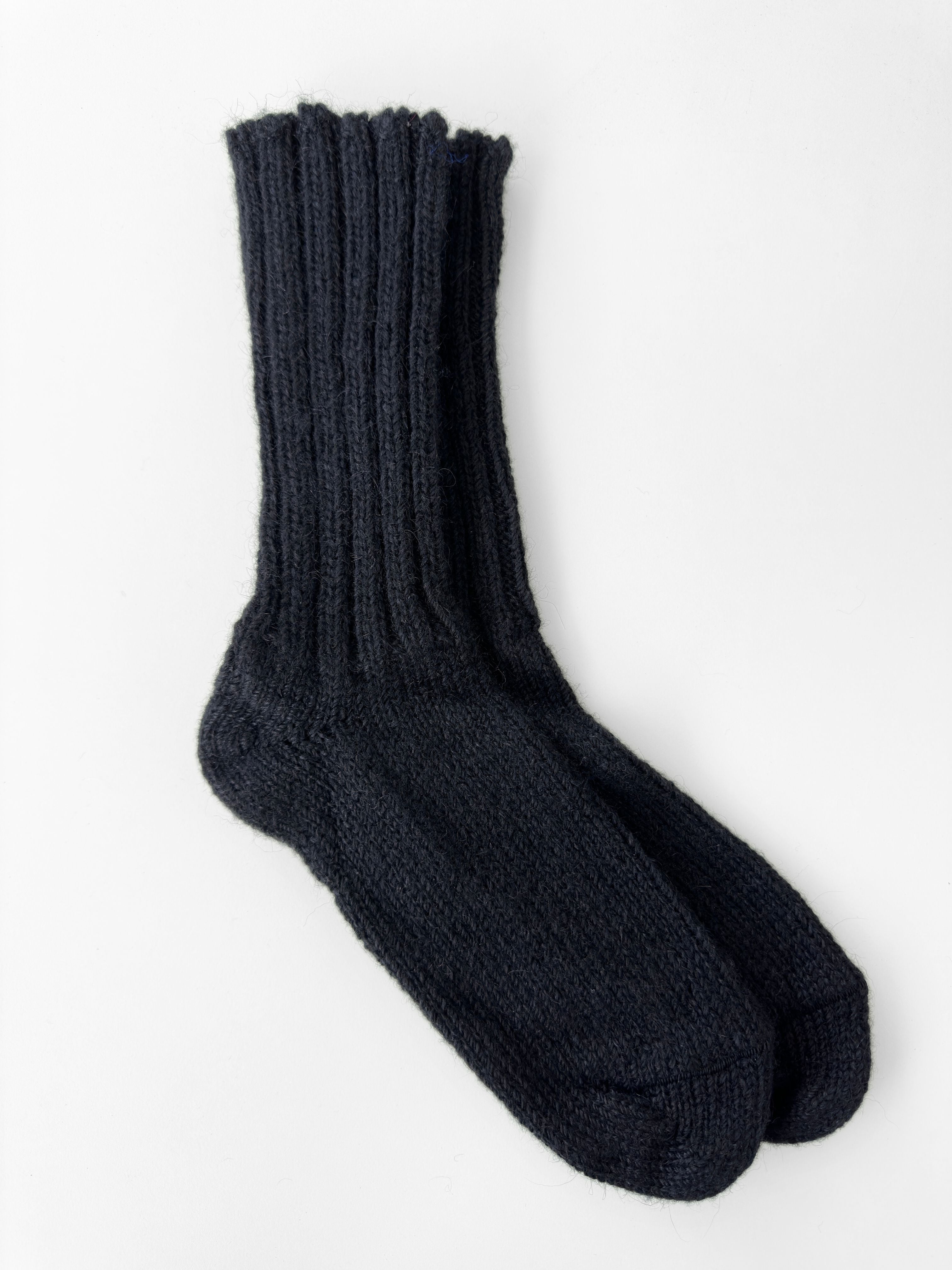 Icelandic Wool Socks - Black